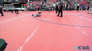 51 lbs Rr Rnd 2 - KRyiah Brooks, The Academy Wichita Kansas vs Reagan Garland, Berryhill Wrestling Club