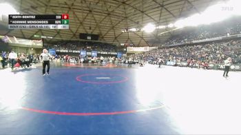Girls 4A 145 lbs Cons. Round 5 - Korinne Mensonides, Rogers (Puyallup) (Girls) vs Edith Benitez, Eisenhower (Girls)