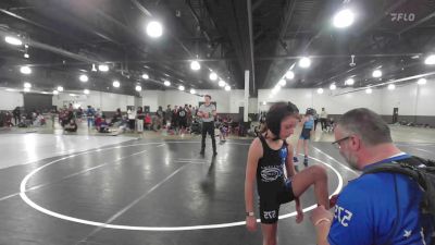 64 lbs Rr Rnd 5 - Elizabeth Jaquez, Carlsbad Combat WC vs Presley French, Stout Wr Acd