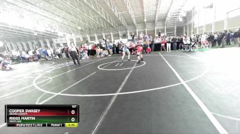 157 lbs Cons. Round 7 - Riggs Martin, Westlake vs Cooper Swasey, Grand County
