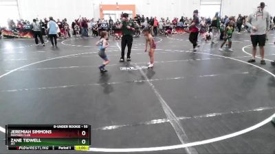 55 lbs Quarterfinal - Jeremiah Simmons, Panther Club vs Zane Tidwell, JET