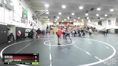 285 lbs Cons. Round 3 - Glen Gil, Westminster vs Matthew Negroe, San Marino