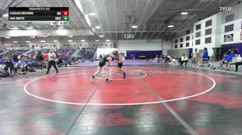 141 lbs Round 2 (10 Team) - Logan Brown, Midway University vs Ian Metz, Dakota Wesleyan (S.D.)