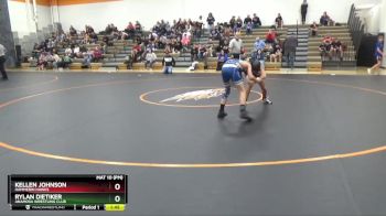 J-10 lbs Quarterfinal - Rylan Dietiker, Anamosa Wrestling Club vs Kellen Johnson, Hammerin Hawks