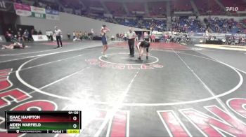 6A-126 lbs Champ. Round 1 - Isaac Hampton, Newberg vs Aiden Warfield, Barlow