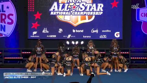 United Elite Cheer - Riot [2026 L3 Junior - D2 - Small - A Day 2] 2026 NCA All-Star National Championship