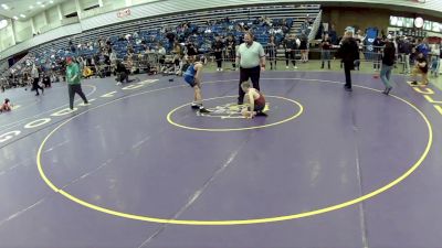14U Boys - 96 lbs Cons. Round 2 - Justin Kozak, SCN Youth Wrestling Club vs Colt Fiscus, Red Cobra Wrestling Academy