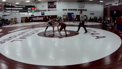 125 lbs Quarterfinal - Wyatt Kaczrowski, Augsburg vs Chris Karbash, Wisconsin-Platteville