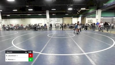 157 lbs Consi Of 32 #1 - Christopher Mance, GA vs Blake Jacobson, VA