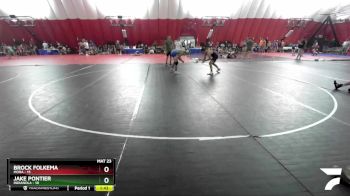 150 lbs Round 2 (16 Team) - Brock Folkema, Mora vs Jake Pontier, Indianola