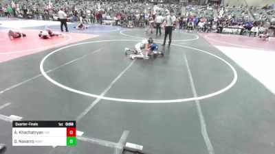 88 lbs Quarterfinal - Arto Khachatryan, The Empire vs Gabriel Navarro, Northshore Wrestling Club