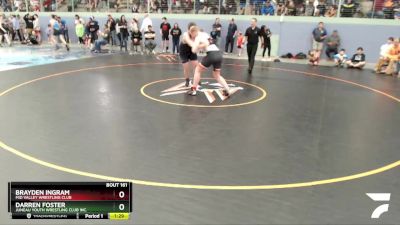 250 lbs Rr1 - Darren Foster, Juneau Youth Wrestling Club Inc. vs Brayden Ingram, Mid Valley Wrestling Club