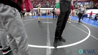 73 lbs Rr Rnd 2 - Braye Benson, HBT Grapplers vs Lathan Russell, Tecumseh Youth Wrestling