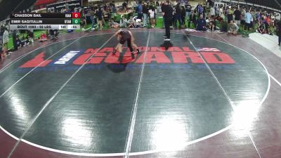 92 lbs Champ. Rd Of 16 - Chasson Bail, Idaho vs Emir Sagitullin, Utah