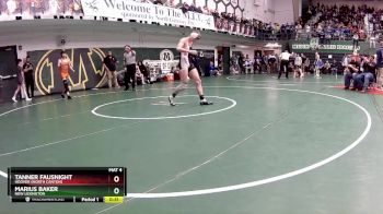 132 lbs Cons. Round 4 - Marius Baker, New Lexington vs Tanner Fausnight, Hoover (North Canton)