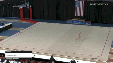 Gemma Gow - Ribbon - 2021 Rhythmic Elite Qualifier