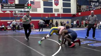 189 lbs Final - Malachi Peak, Bethlehem Center vs Brady Brown, Derry Area