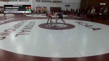 157 lbs Quarterfinal - Cooper Sanders, Sioux Falls vs Collin Altensey, Upper Iowa