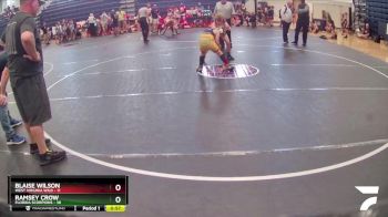 90 lbs Round 4 (8 Team) - Ramsey Crow, Florida Scorpions vs Blaise Wilson, West Virginia Wild