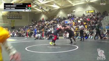 205 lbs Semifinal - Aiden Yanez, Vacaville Wrestling Club vs Jaxon Denney, Desmond Longhorns