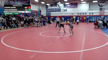 165 lbs Finals (2 Team) - Evan Haferkorn, Lakeland vs Cooper Comer, Huntingdon