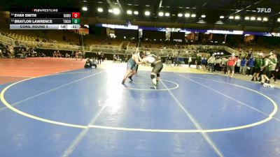 285 lbs Cons. Round 5 - Evan Smith, Oak Mountain vs Braylon Lawrence, Tocoi Creek