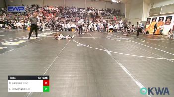 83 lbs Quarterfinal - Bashlin Cardona, Dark Cloud Wrestling Club vs Ezra Stevenson, Black Fox Wrestling Club