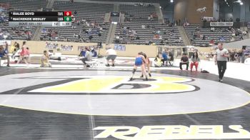 107 lbs Quarterfinal - Rialee Boyd, Taylor County vs Mackenzie Medley, Lafayette