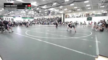 175 lbs Champ. Round 1 - Preston Draisey, Kansas City Training Center vs Kaden Newman, Bentonville