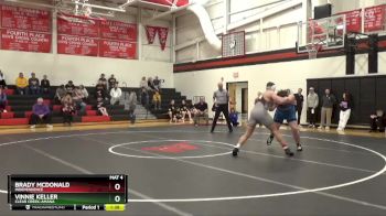 285 lbs Cons. Round 3 - Brady McDonald, Independence vs Vinnie Keller, Clear Creek-Amana