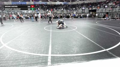 133 lbs Round Of 16 - Brodie Jaeckel, Station Camp vs Brentley Crawley, Kwc
