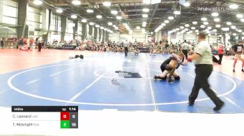 145 lbs Rr Rnd 1 - Conor Leonard, LAW Rusty vs Tyler Xavier Mcknight, Roundtree Wrestling Academy Black