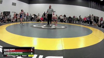 100 lbs Round 2 (6 Team) - Esaias Perez, Rebellion vs Bowen Baumgartner, Team Ohio