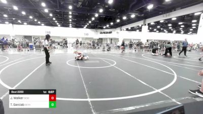 116 lbs Consi Of 8 #1 - Jaxson Walker, Desert Dogs WC vs Tyler Garciab, Dethrone WC