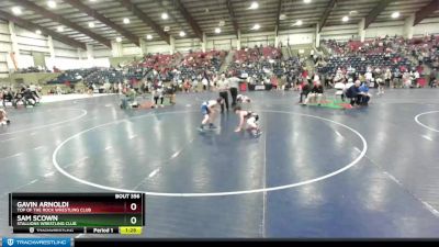 90 lbs 3rd Place Match - Gavin Arnoldi, Top Of The Rock Wrestling Club vs Sam Scown, Stallions Wrestling Club