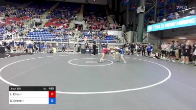 120 lbs Rnd Of 128 - Legend Ellis, Oklahoma vs Garrett Evans, Iowa