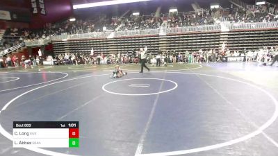 73 lbs Round Of 16 - Caysen Long, Riverton USAW vs Landon Abbas, Grandview Wolves WC