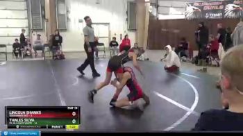 68 lbs Round 7 (8 Team) - Lincoln Shanks, Warhawks Red vs Thales Silva, PA Alliance White