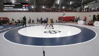 74 kg Champ. Rd Of 64 - Cavarius Liddie, Regional Training Center South vs Max Nevlin, WNY RTC