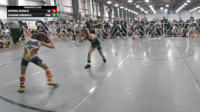 55 lbs Round 1 (9am Friday) - Charae Gregula, POWA vs Sophia Schulz, Lady Reapers
