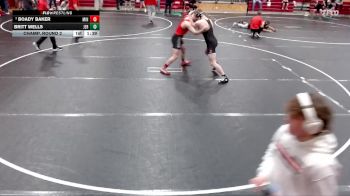 175 lbs Champ. Round 2 - Britt Wells, Jerome vs Boady Baker, Minico