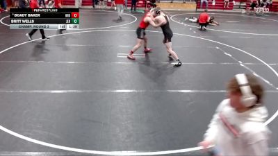 175 lbs Champ. Round 2 - Britt Wells, Jerome vs Boady Baker, Minico