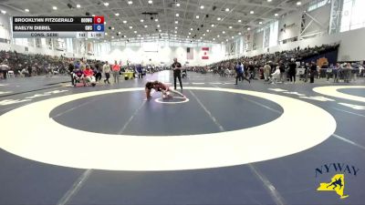 114 lbs Cons. Semi - Brooklynn Fitzgerald, Divas Of Destruction Wrestling Club vs Raelyn Diebel, Gowanda Wrestling Club