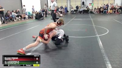 105 lbs Round 3 (8 Team) - EJ Lingenfield, Mat Assassins Red vs Elijah Friend, Warhawks