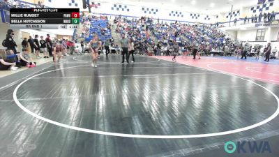102 lbs Rr Rnd 1 - Millie Rumsey, Pawhuska vs Bella Hutcheson, Wagoner Takedown Club