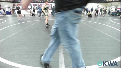 100 lbs Quarterfinal - Wesley McCracken, Lions Wrestling Academy vs Weston Floyd, Standfast