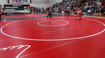 121 lbs 5th Place Match - Grahm Jacobson, New Richland-H-E-G vs Cash Antony, Canby