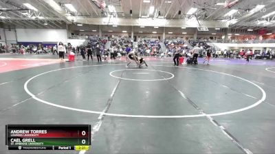 157 lbs Cons. Round 2 - Cael Grell, St. Ambrose University vs Andrew Torres, Lourdes University