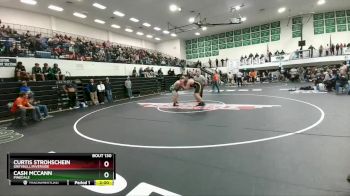 285 lbs Champ. Round 1 - Cash McCann, Pinedale vs Curtis Strohschein, Greybull/Riverside