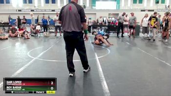 105 lbs 1st Place Match - Roy Barak, Bishop Maccort vs Sair Lopez, Team Barracuda